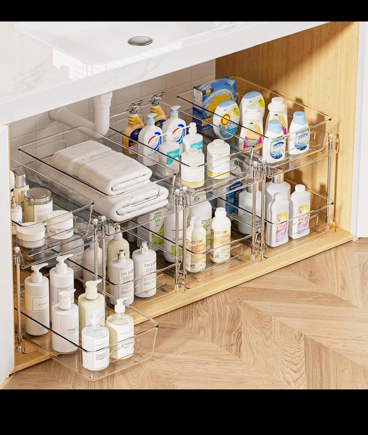 Under-Sink Storage Organizer for Kitchens & Bathrooms